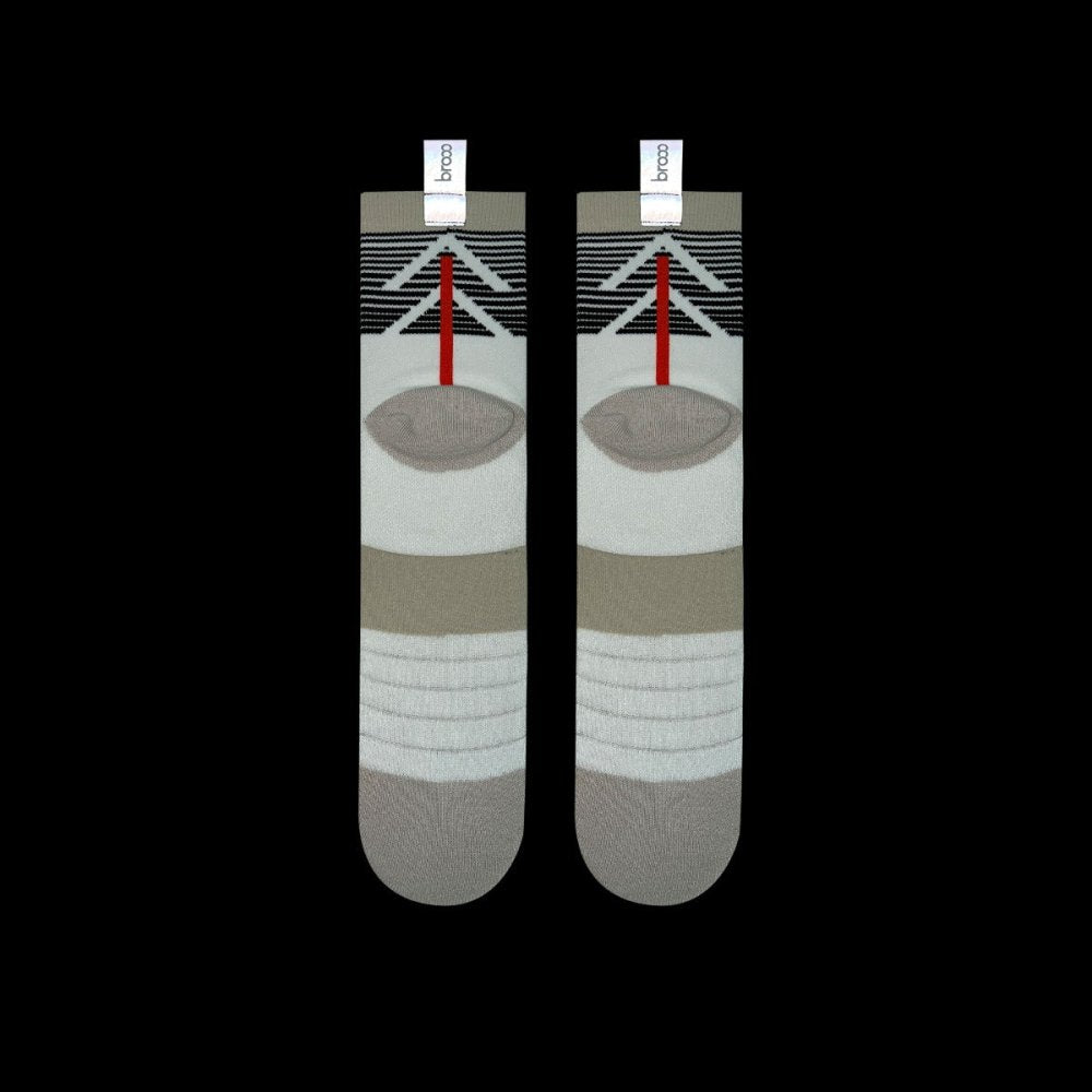 BROOO - TAKEOFF I LOW CREW SOCKS I PEARL WHITE Unisex Unisex - Rev Online