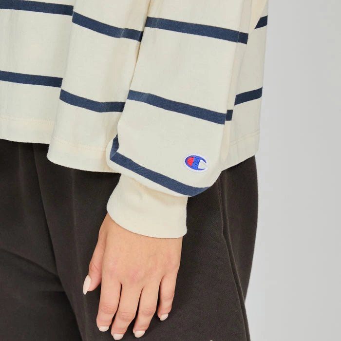 CHAMPION LONG SLEEVE T - SHIRT เสื้อยืดทีเชิ๊ตผู้หญิง - Rev Online