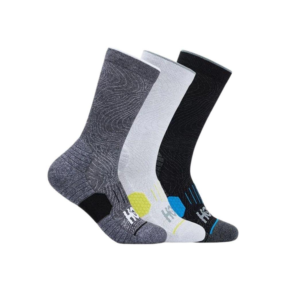 HOKA - CREW RUN SOCK 3 - PACK Unisex - Rev Online