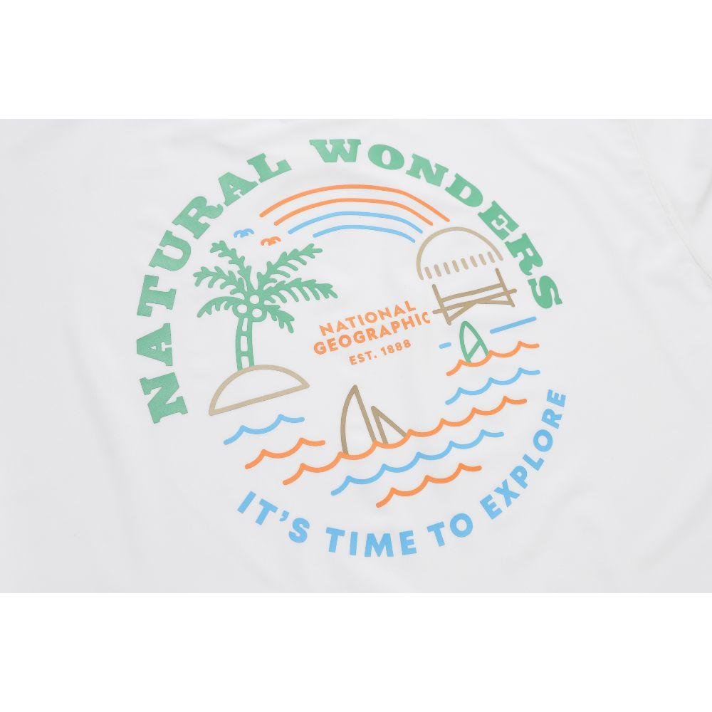 NATIONAL GEOGRAPHIC RASHGUARD เสื้อแรชการ์ดสำหรับผู้ชายและผู้หญิง - Rev Online