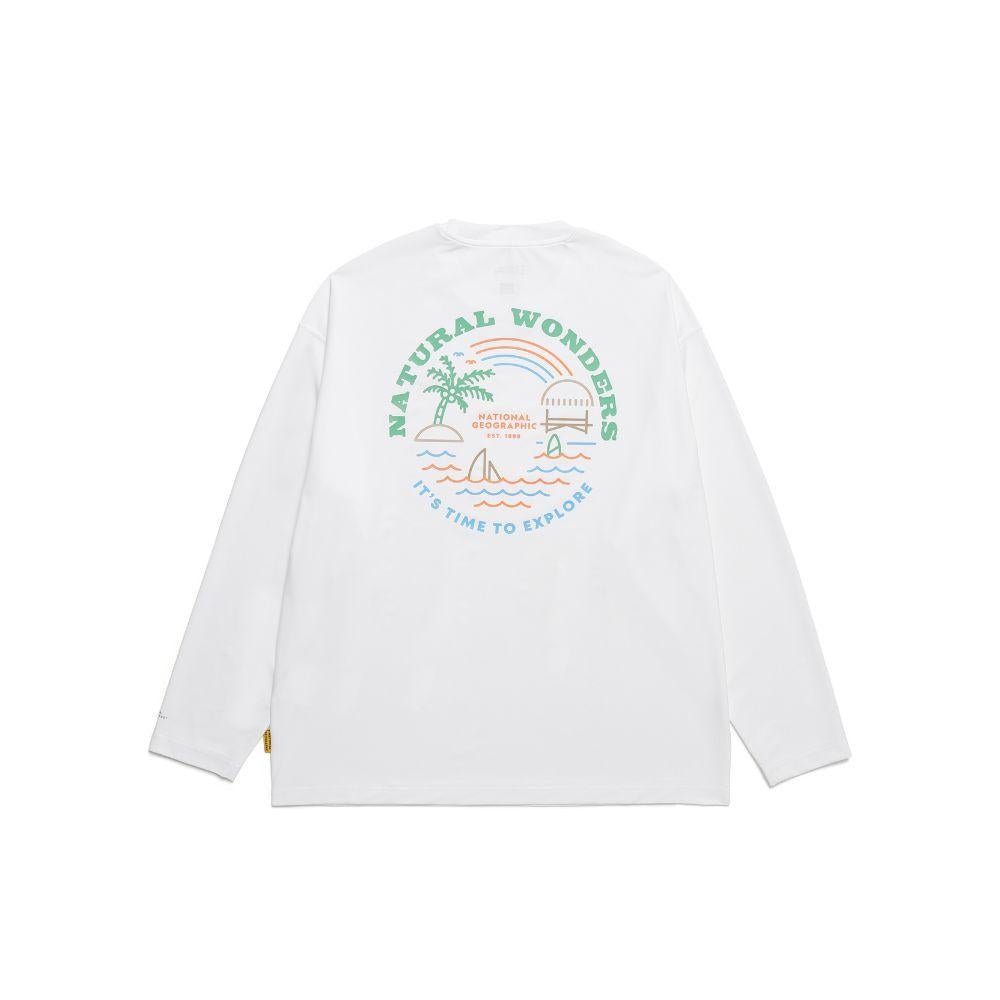 NATIONAL GEOGRAPHIC RASHGUARD เสื้อแรชการ์ดสำหรับผู้ชายและผู้หญิง - Rev Online