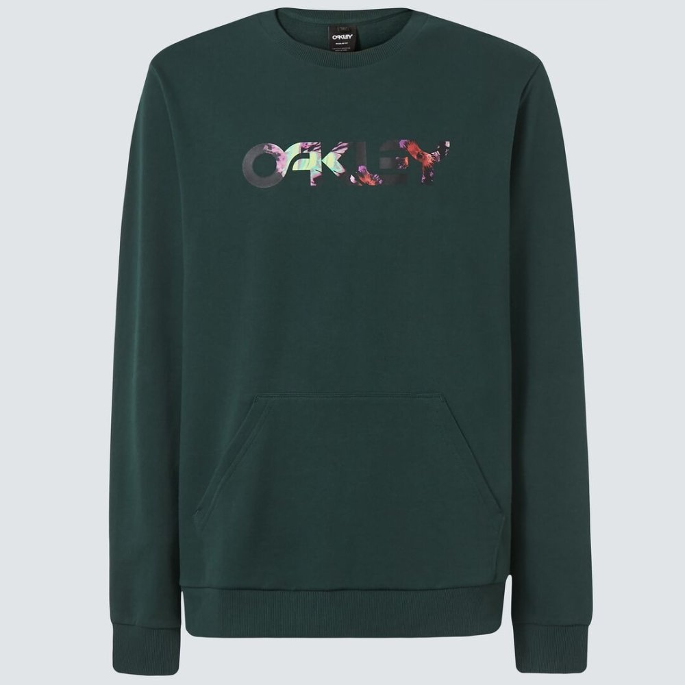 OAKLEY FLORAL SPLASH B1B CREW เสื้อสเวตเชิ๊ตผู้ชาย - Rev Online
