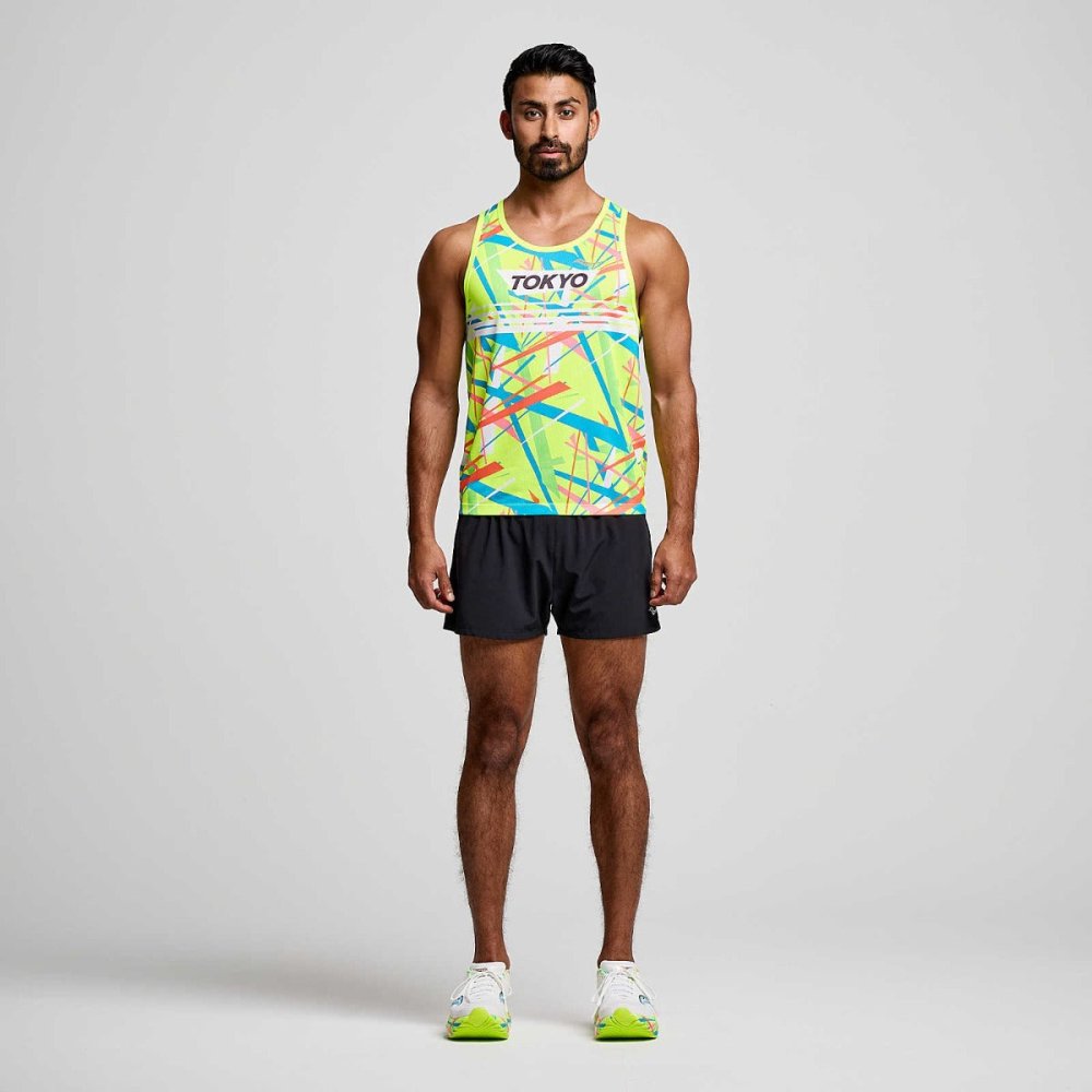 SAUCONY - STOPWATCH GRAPHIC SINGLET Men - Rev Online