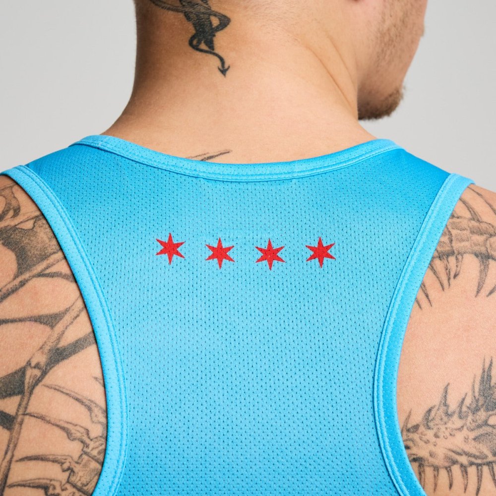 SAUCONY - STOPWATCH GRAPHIC SINGLET Men - Rev Online